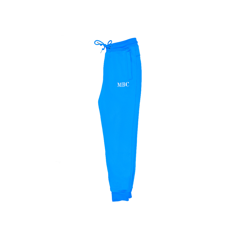 Joggers - His Favorite Blue with Embroidered Logo