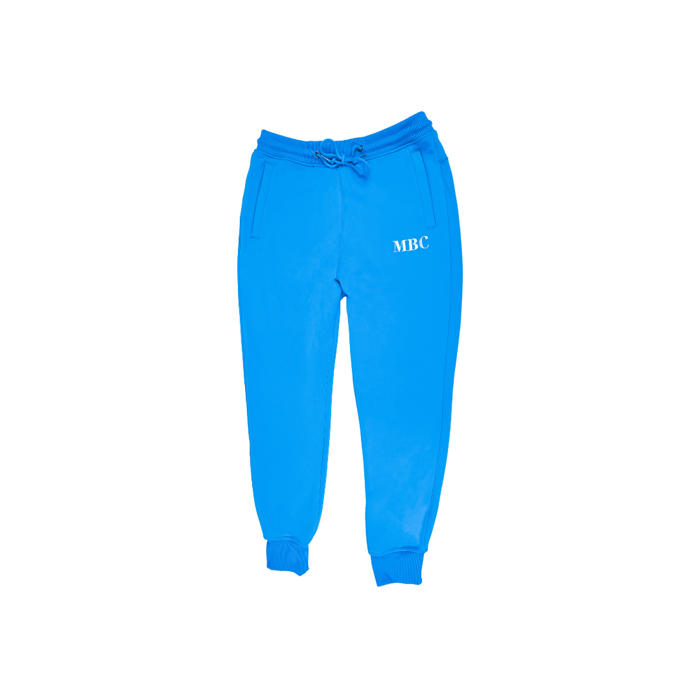 Joggers - His Favorite Blue with Embroidered Logo